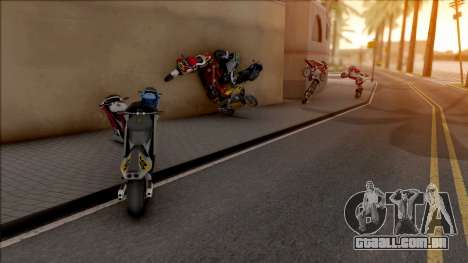 Bike Throw Mod v1.0 para GTA San Andreas