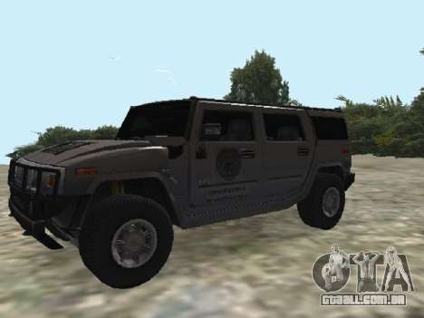 Hummer H2 CSI:Miami para GTA San Andreas