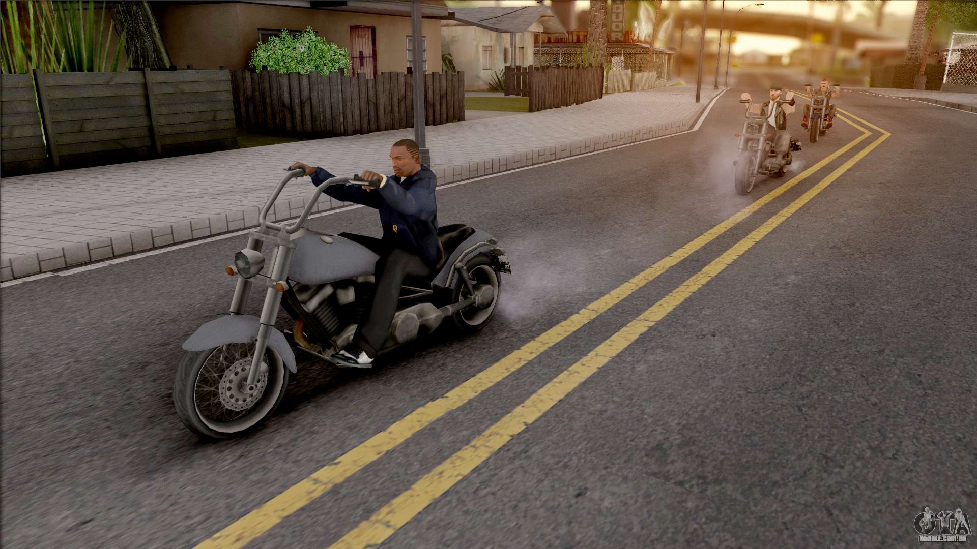 Moto com manobras iradas no GTA San Andreas
