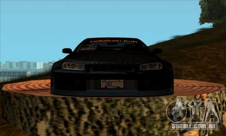Nissan Skyline GT-R R34 - Tet (No Game No Life) para GTA San Andreas