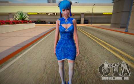 DOA6 Kula Alluring Mandarin Dress Meshmod para GTA San Andreas