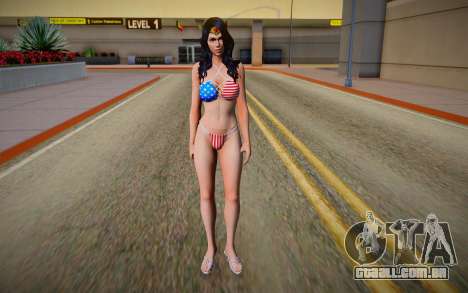 Wonder Woman Bikini para GTA San Andreas