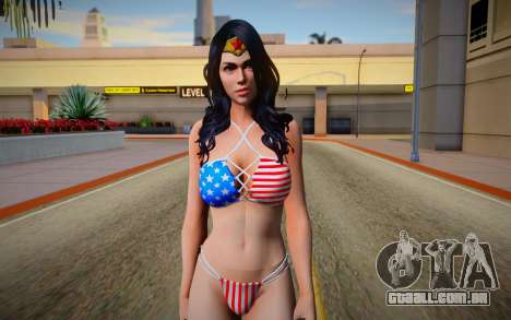 Wonder Woman Bikini para GTA San Andreas