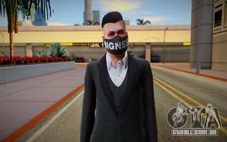Gta Online Skin With Bigness Mask para GTA San Andreas