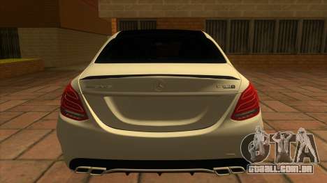 Mercedes-Benz C63S V8 AMG para GTA San Andreas