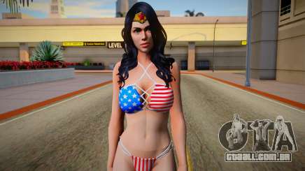 Wonder Woman Bikini para GTA San Andreas