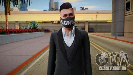 Gta Online Skin With Bigness Mask para GTA San Andreas