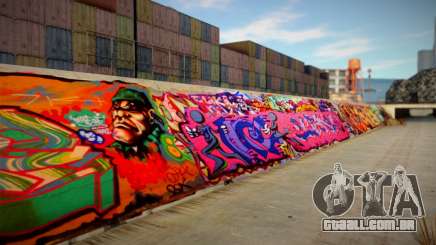 Los Angeles 90s Stormdrain Graffiti para GTA San Andreas