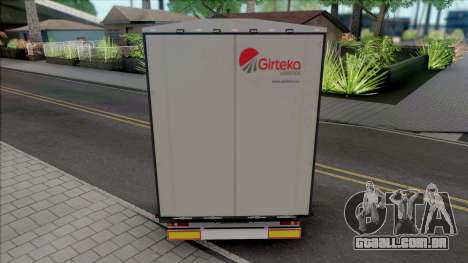 Trailer Girteka Logistics para GTA San Andreas