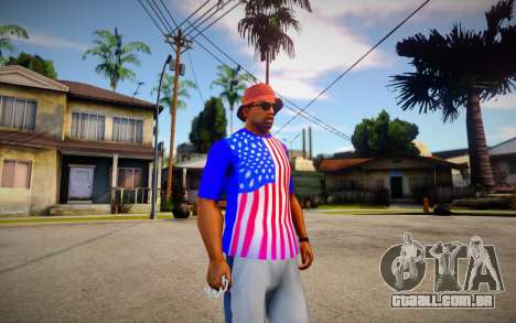 T-shirt Independence Day DLC V2 para GTA San Andreas