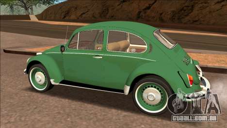 Volkswagen Beetle (Fuscao) 1500 1974 - Brazil para GTA San Andreas