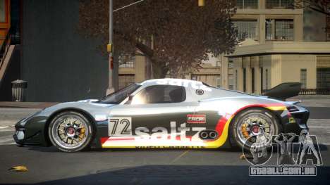 Porsche 918 SP Racing L9 para GTA 4