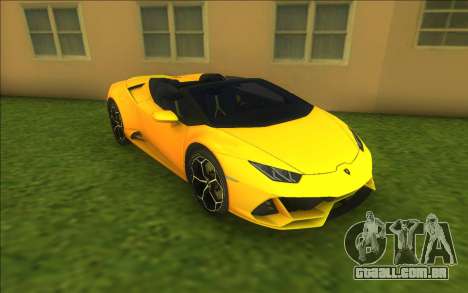 Lamborghini Huracan EVO Spyder para GTA Vice City