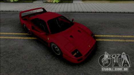 Ferrari F40 [HQ] para GTA San Andreas