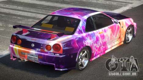 Nissan Skyline R34 Qz7 L2 para GTA 4