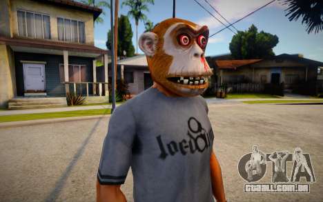Monkey Mask (GTA Online Diamond Heist) para GTA San Andreas