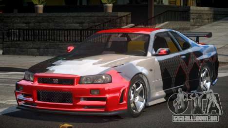 Nissan Skyline R34 Qz7 L9 para GTA 4