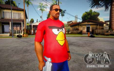 Camiseta angry birds para GTA San Andreas