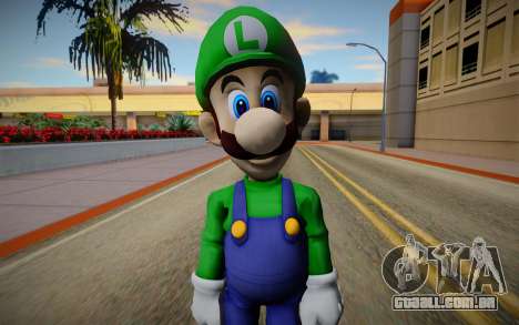 Luigi from Super Smash Bros. for Wii U para GTA San Andreas