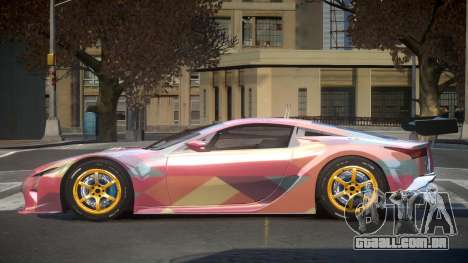 Lexus LFA PSI-R L2 para GTA 4