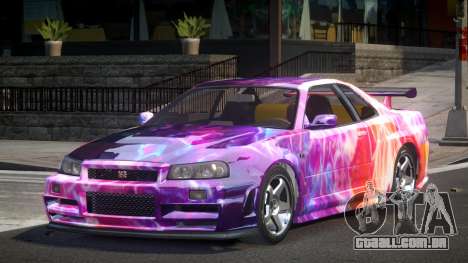 Nissan Skyline R34 Qz7 L2 para GTA 4