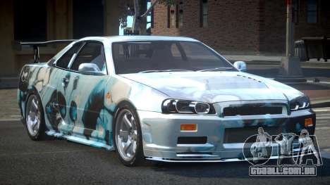 Nissan Skyline R34 BS U-Style PJ6 para GTA 4