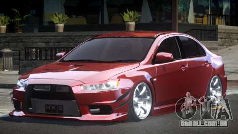 Mitsubishi Lancer X GS-R para GTA 4