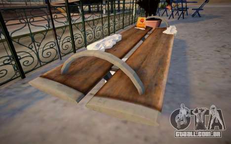 Winter Bench para GTA San Andreas