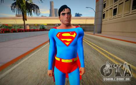 Superman Christopher Reeve para GTA San Andreas