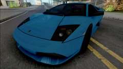 Lamborghini Murcielago LP640 Blue para GTA San Andreas