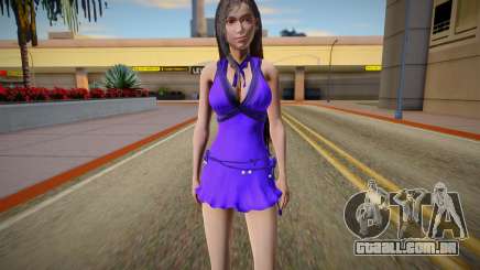 Tifa Purple Dress para GTA San Andreas