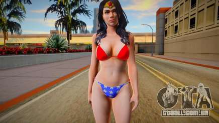 Wonder Woman Bikini Girl from Dead or Alive 5 para GTA San Andreas