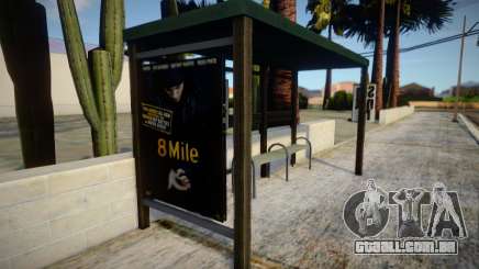 Publicidade de filmes de 8 milhas para GTA San Andreas