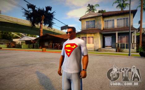 T-shirt Superman (good textures) para GTA San Andreas