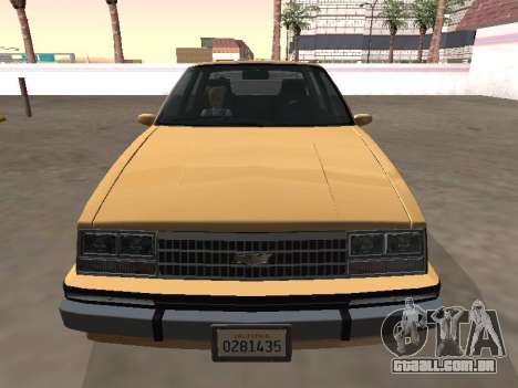 Chevrolet Celebrity 1984 Year para GTA San Andreas