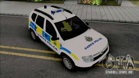 Dacia Duster Parks Police United Kingdom para GTA San Andreas