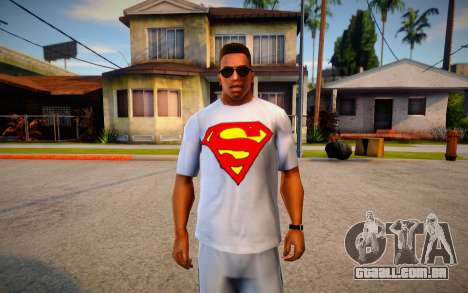 T-shirt Superman (good textures) para GTA San Andreas