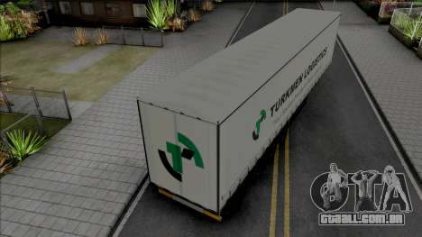 Trailer Turkmen Logistic para GTA San Andreas