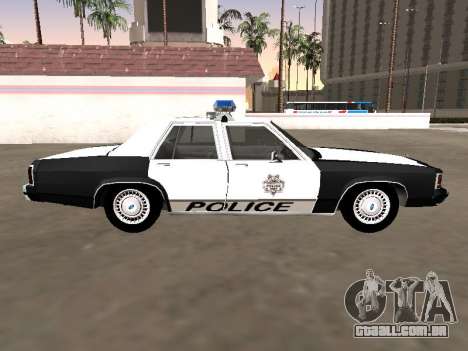 LTD Crown Victoria 1991 Las Vegas Metro Police para GTA San Andreas