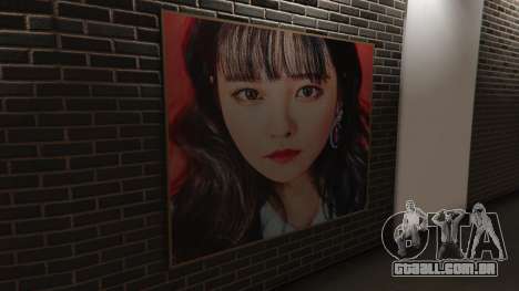Red Velvet Rookie Picture Frames Franklin Home para GTA 5