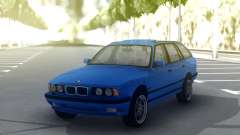 BMW M5 E34 Wagon Blue para GTA San Andreas