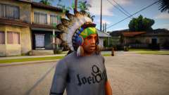 Indian headdress para GTA San Andreas