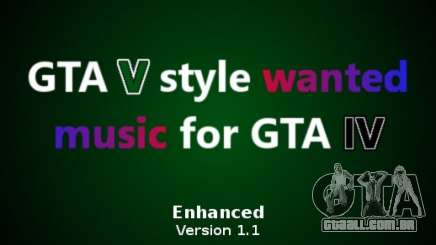 Wanted Music Mod VStyle para GTA 4