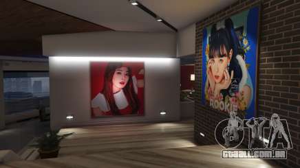 Red Velvet Rookie Picture Frames Franklin Home para GTA 5