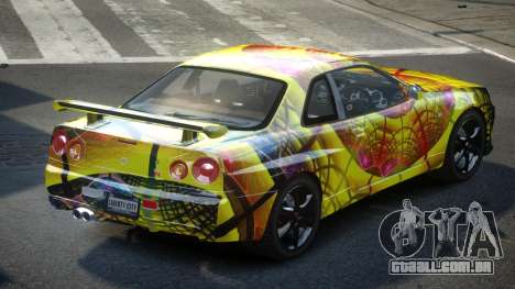 Nissan Skyline PSI R34 US S8 para GTA 4