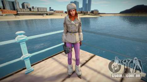 Jessica Sherawat em roupas de inverno para GTA San Andreas