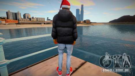 Bench Natal Christmas para GTA San Andreas