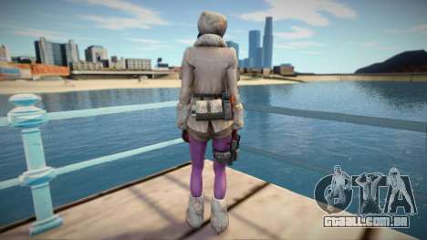 Jessica Sherawat em roupas de inverno para GTA San Andreas