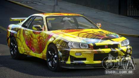 Nissan Skyline PSI R34 US S8 para GTA 4