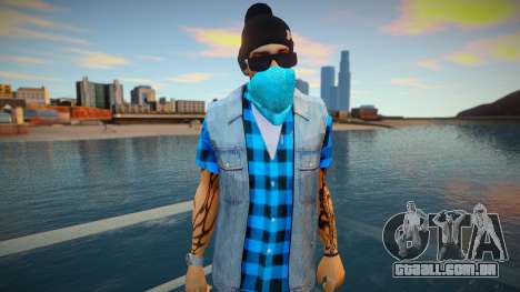Street thug jeans vest para GTA San Andreas